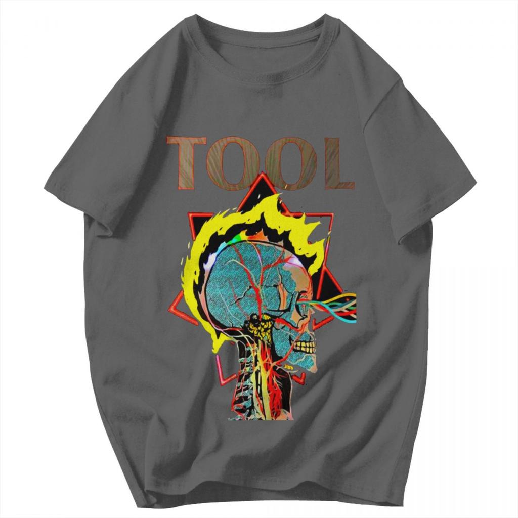 Men T Shirt Tool Metal Music Band Trending Summer Y2K Graphic Oneck Unisex Clothing T Shirts