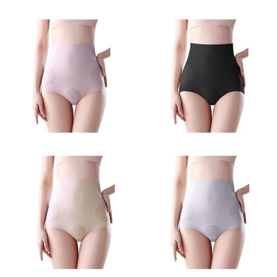 Hohe Taillenunterwäsche zur Kontrolle Vollabdeckung Hipster Damen Bauchhöschen Nahtlos Weich Dehnbar