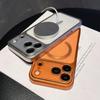 Electroplated Magnetic Apple 17 Pro Max Full Coverage Anti-Fall Frosted TPU Soft Case