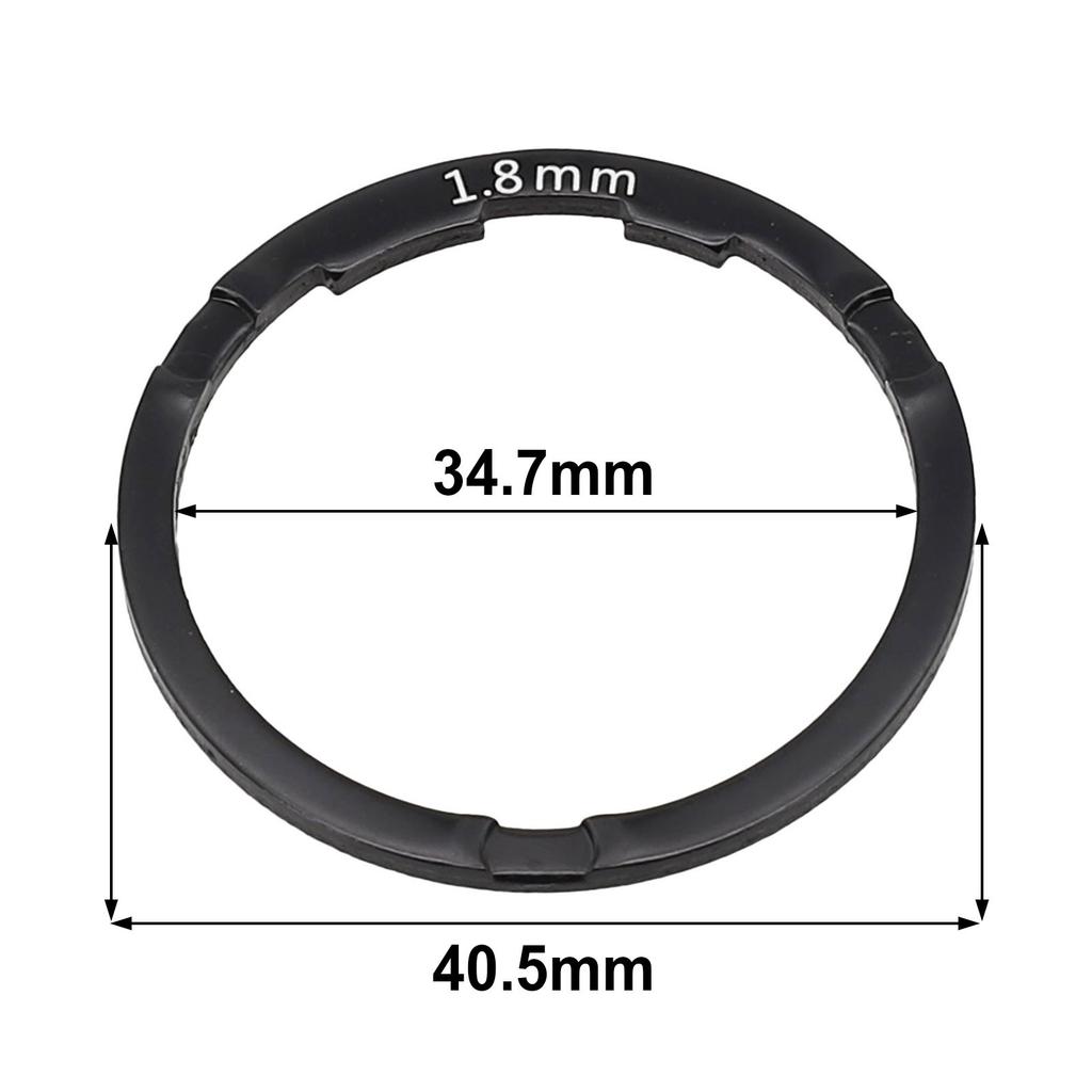Freehub Spacer AL6061 Aluminum Alloy Black/Silver Flywheel