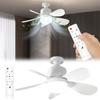 Bedroom Ceiling Fan Household Small Fan Light Intelligent Lighting Detachable Cooling Gadget For Hallway Bedroom Living Room