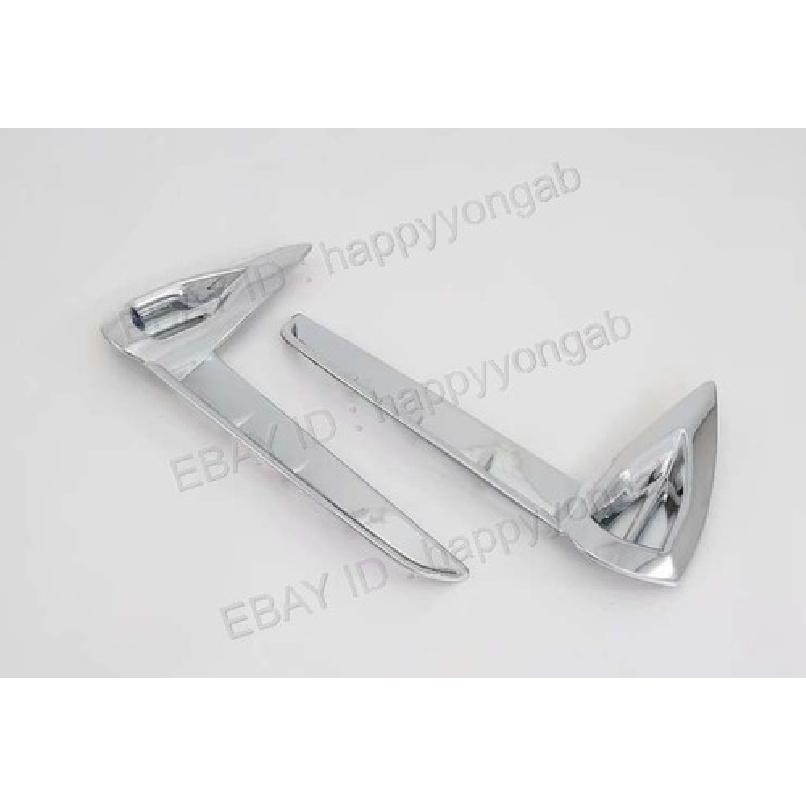 2X Chrome Front Fog Light Frame Cover Trim For -2024 Lexus UX 200 250h ABS