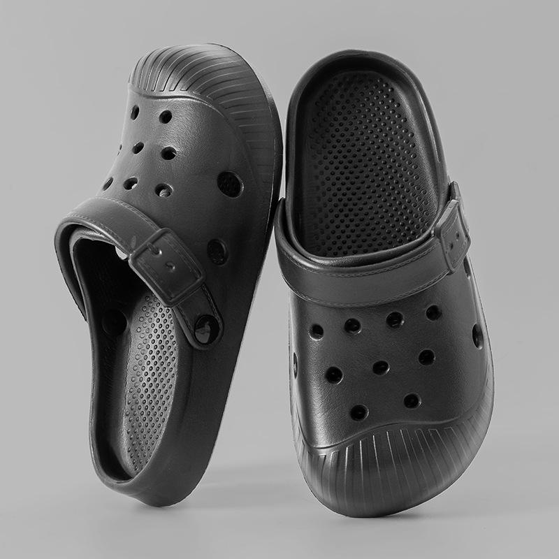 Dámské plážové sandály s tlustou podrážkou z EVA, s protiskluzovým povrchem a embosovanou texturou