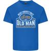 Old Unisex With a Motorcycle Biker Motorcycle Unisexs Light Cotton TShirt