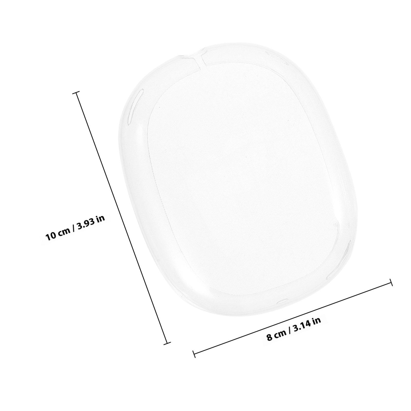 

1Pair Earphone Silicone Cover Tpu Wireless Headphone Protective Case Sweat Resistant Ear Pad Protector Detachable Ear Cushion белый