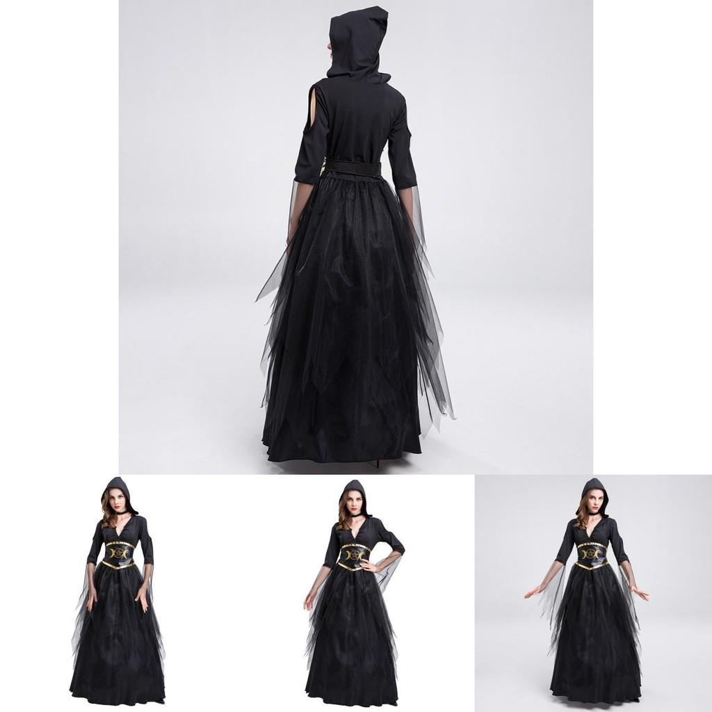 Stylish And Alluring Witch Costume Dress For Women Ideal For Halloween Parties