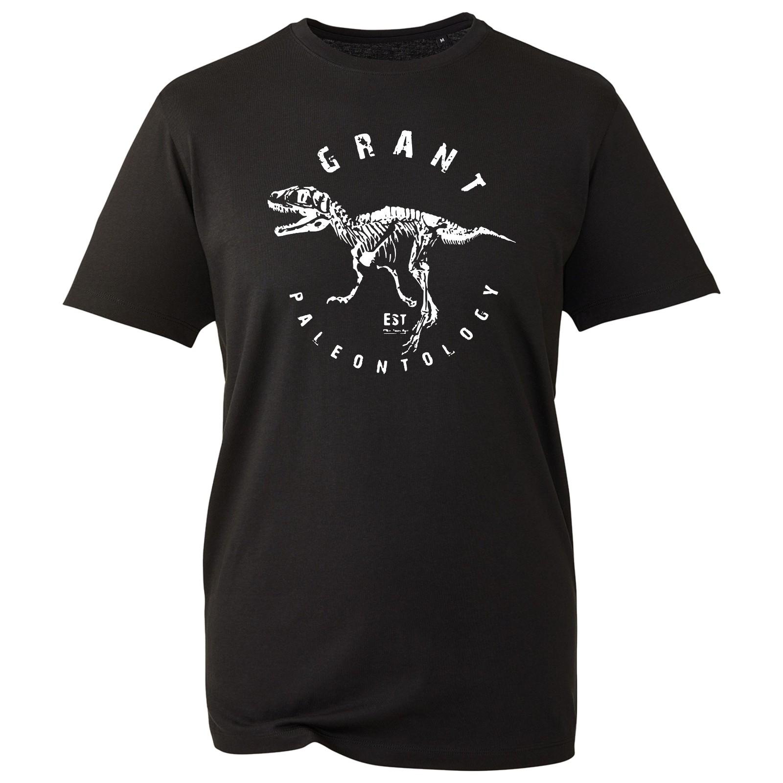 Grant Paleontology T-shirt Dinosaur Movie Inspired Top New Men s Unisex Gift Tee XL