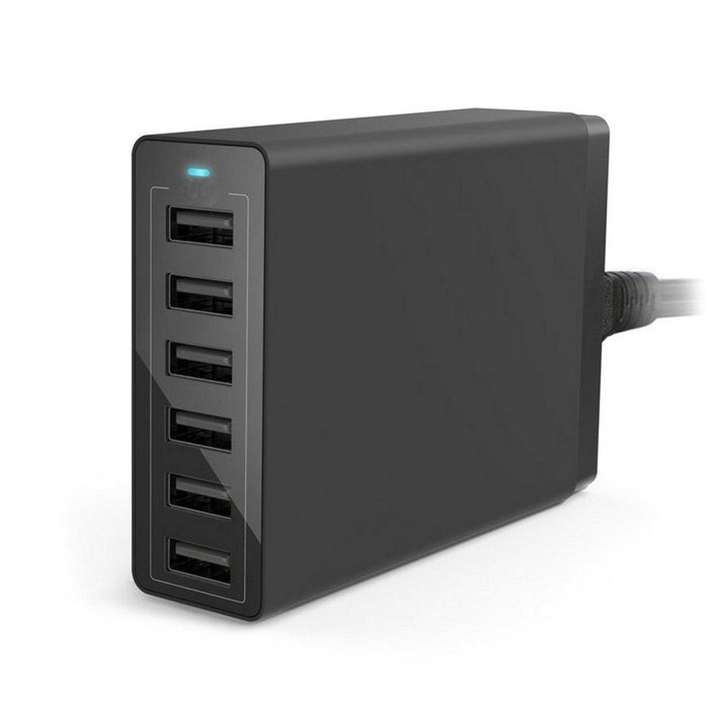 60W Multi-Port USB Phone Charger, 5V/12A Hot Model