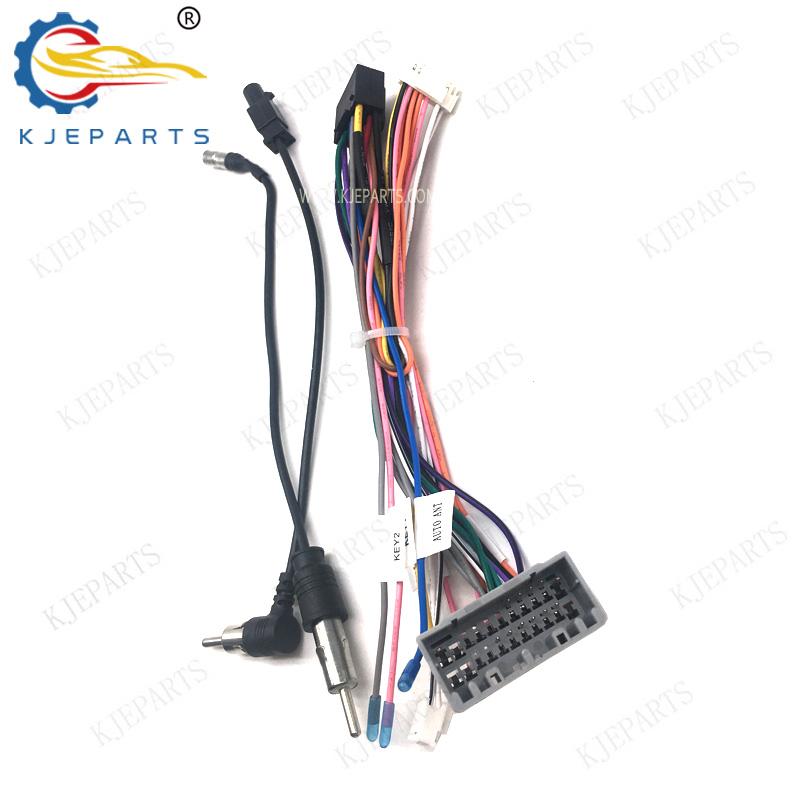 22Pin Connector Accessories Radio Wire Harness with Canbus for Jeeps Gran Cherokes 2005 Car Android Player