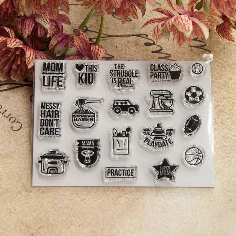 Bus Car Plane Transparent Silicone Clear Stamps for Seal DIY Scrapbooking Photo Album Decor Art Motorcycle Bike Ship Traffic