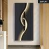 1 buc. Pictură decorativă 2D plată, fără ramă, stil modern minimalist, lumină și umbră, potrivită pentru living, hol de intrare și hol