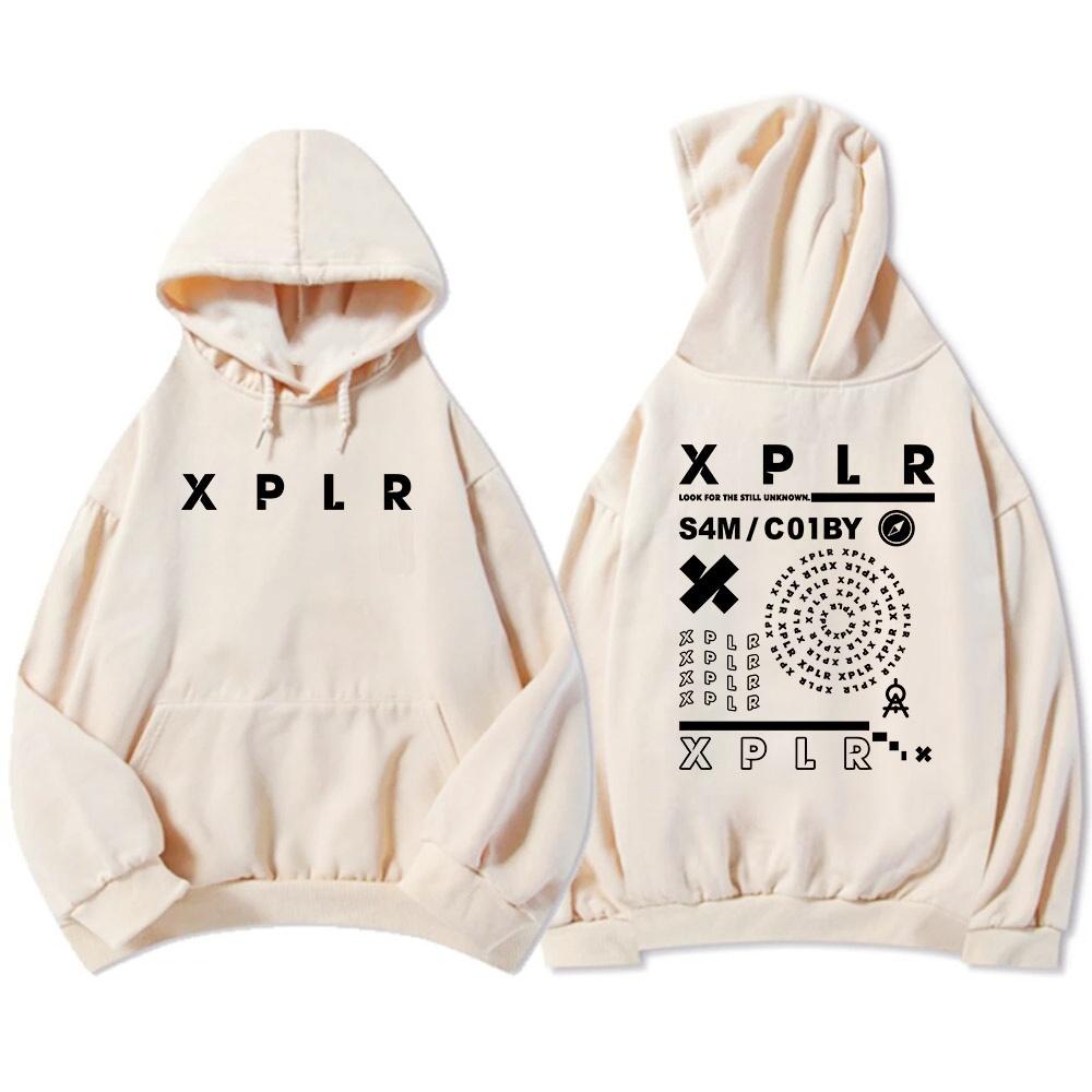 Hip Hop Streetwear Sam and Colby Xplr-r Hoodies Grafische Kleidung Heavy Spirit Mode 2025 Unisex Baumwolle Kapuzenpullover Herren Kapuzenpullover