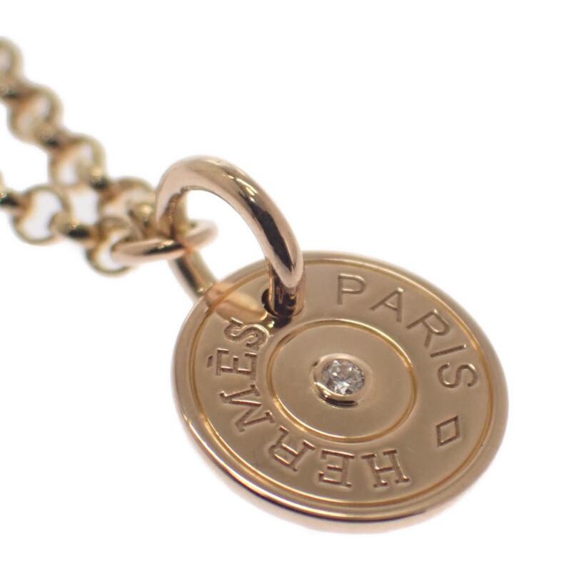 HERMES  H216330B_00  Necklace K18 Pink Gold Women