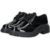 Women's Clarks Orinoco3 Derby Ankle Boots Black Leder