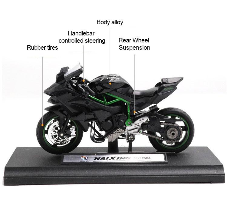 Modello pressofuso Lega Modello di Motocicletta Giocattolo per Bambini Ciondolo Modello di Auto Scivolante Giocattolo per Ragazzi Con Base