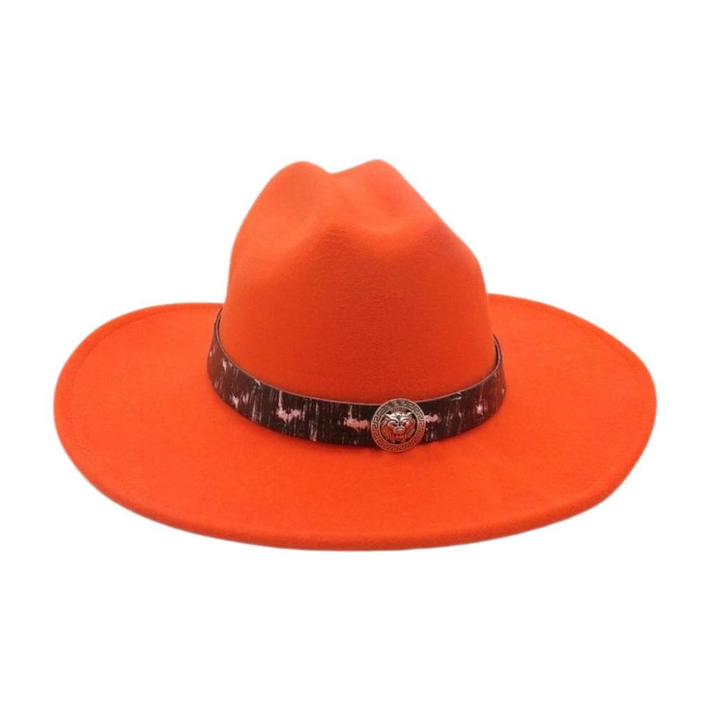 Outdoor Travel Fashion Sweet And Spicy Decorative Top Hat Wear Street Shot Retro Jazz Hat Popular Western Cowboy Hat