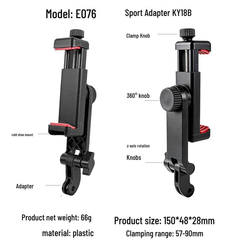 360° Rotating Universal Phone & Tablet Clip for Live Outdoor Photography