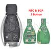 HE BGA Type Sopport BGA&NEC Universal 315/433MHz Variable Frequency Fob Car Remote Key For Mercedes Benz A C E S Class W203 W212