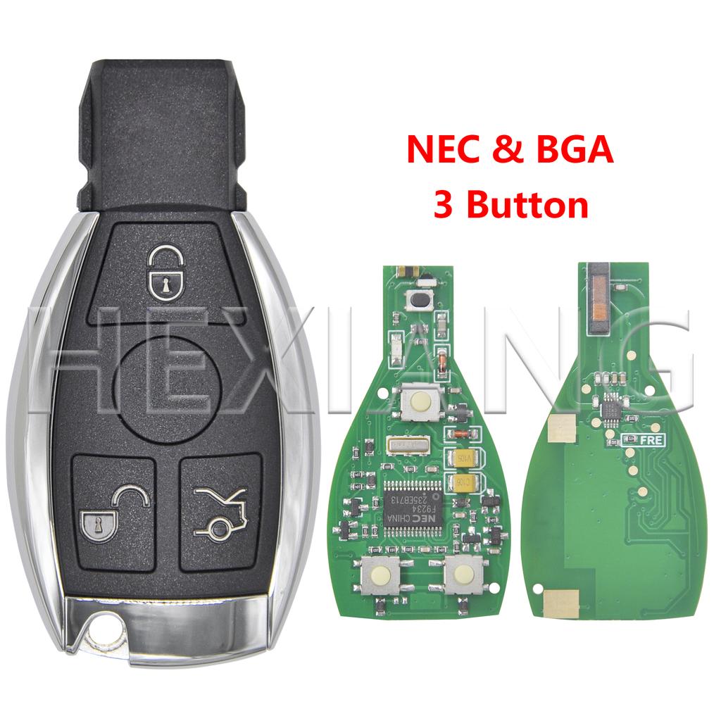 HE BGA Type Sopport BGA&NEC Universal 315/433MHz Variable Frequency Fob Car Remote Key For Mercedes Benz A C E S Class W203 W212
