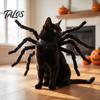 Holiday Party Accessories Halloween Spider Pet Costume for Small Dogs Cats, Cat Cosplay Outfit with Spooky Adjustable Straps Dress Up And Photo Shoots