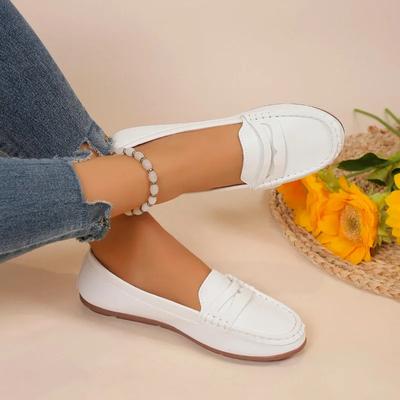 Ballerine da donna, mocassini elasticizzati in maglia, ballerine basse da donna, mocassini singoli, comode scarpe da lavoro