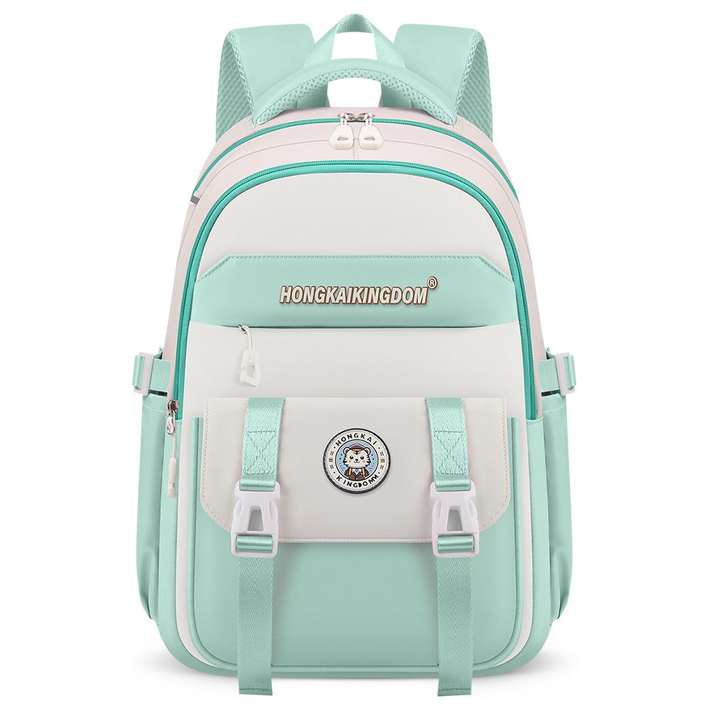 New schoolbag Ultra-light burden reduction, primary and secondary school student schoolbag, men's and women's large-capacity backpack backpack