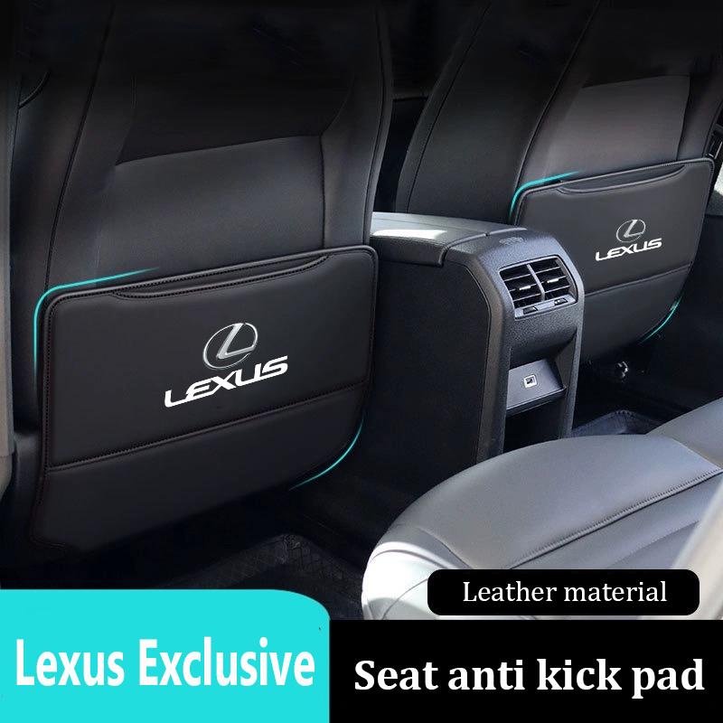 Car Seat Back Anti-Kick Mat Protector Pad Cover For Lexus F SPORT ES RX NX LS UX LM LX GX LC RZ IS CT GS RC HS SC TX LBX IS300 R IP7