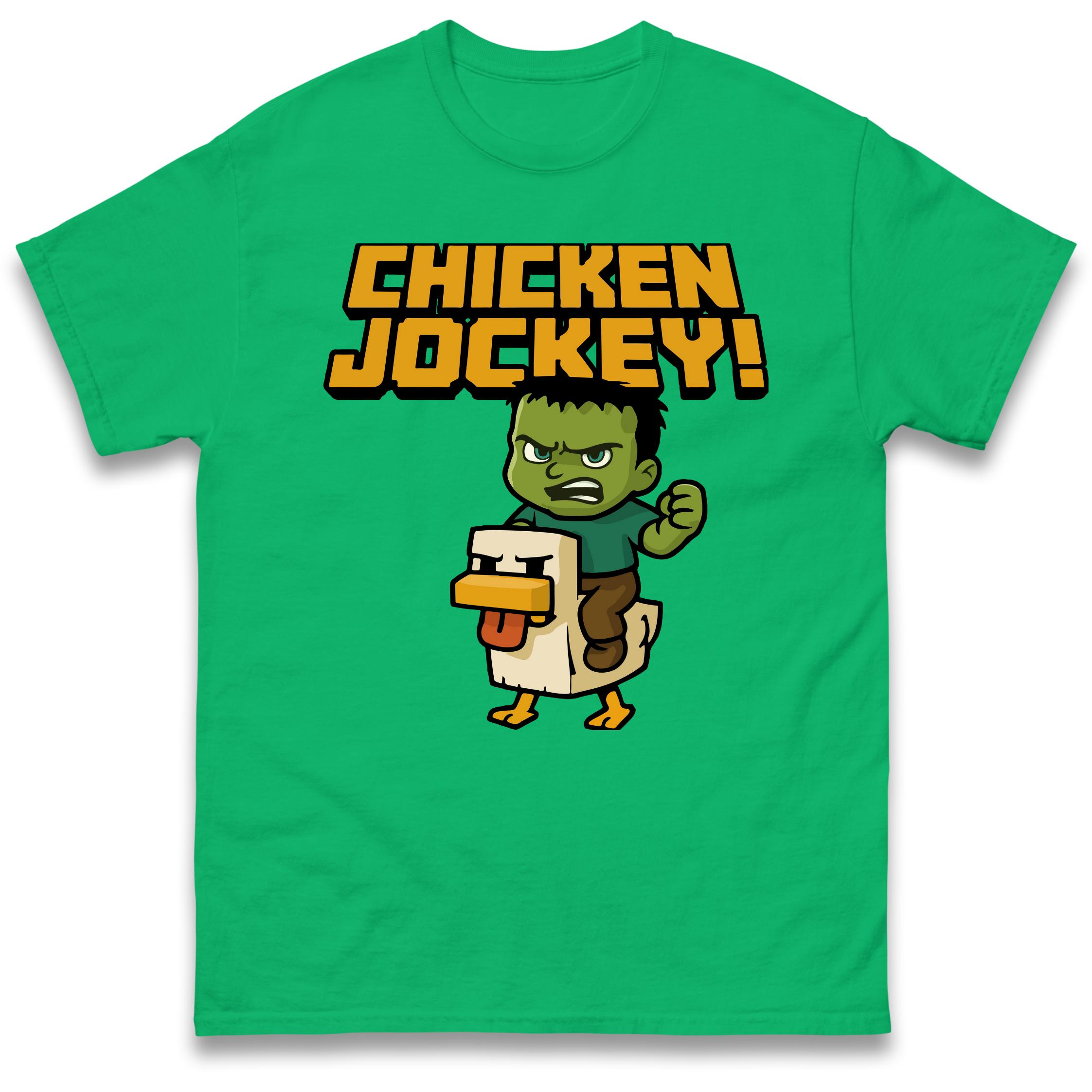 

Chicken Jockey Mens T Shirt Womens Tops Tees M