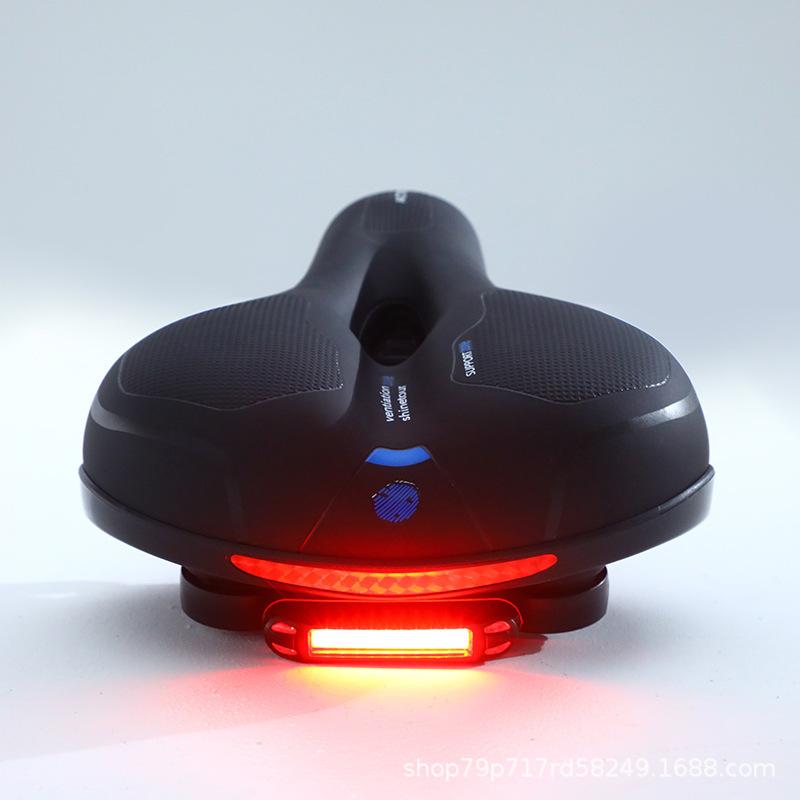 Bicycle Saddle Mountain Bike Seat Cushion Hollowed Out Big Butt, Shock Absorber Ball Hollow Breathable, Universal Seat