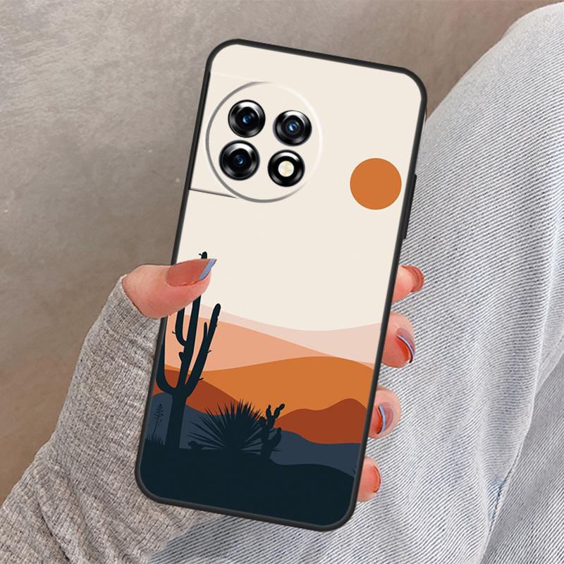 Plant Cactus Cover For OnePlus 12 12R 13 13R 11 10 Pro 8T 10T OnePlus Nord 4 CE 3 2 Lite N30 N20 N10 Case