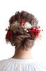Dried Flower Hair Accessory by Hikka (DICOLE) (FREE Size) Dried Flower Hair Accessory Hairpin for Weddings, Coming-of-Age Ceremonies, Pre-wedding