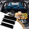 Trunk Organizer For Car Multipurpose Car Storage Organizer Blocks Cargo Divider Wool Carpet 3 Piece Blocks For Sedans Vehicles