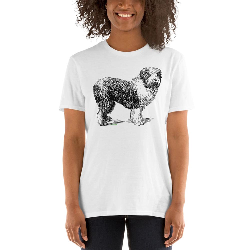 SHEEPDOG - Vintage Illustration Unisex T-Shirt L