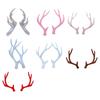 Simulation Resin Antler Headpiece for Cosplay and Theme Party Easy To Use Christmas Theme Headband Making Accessories