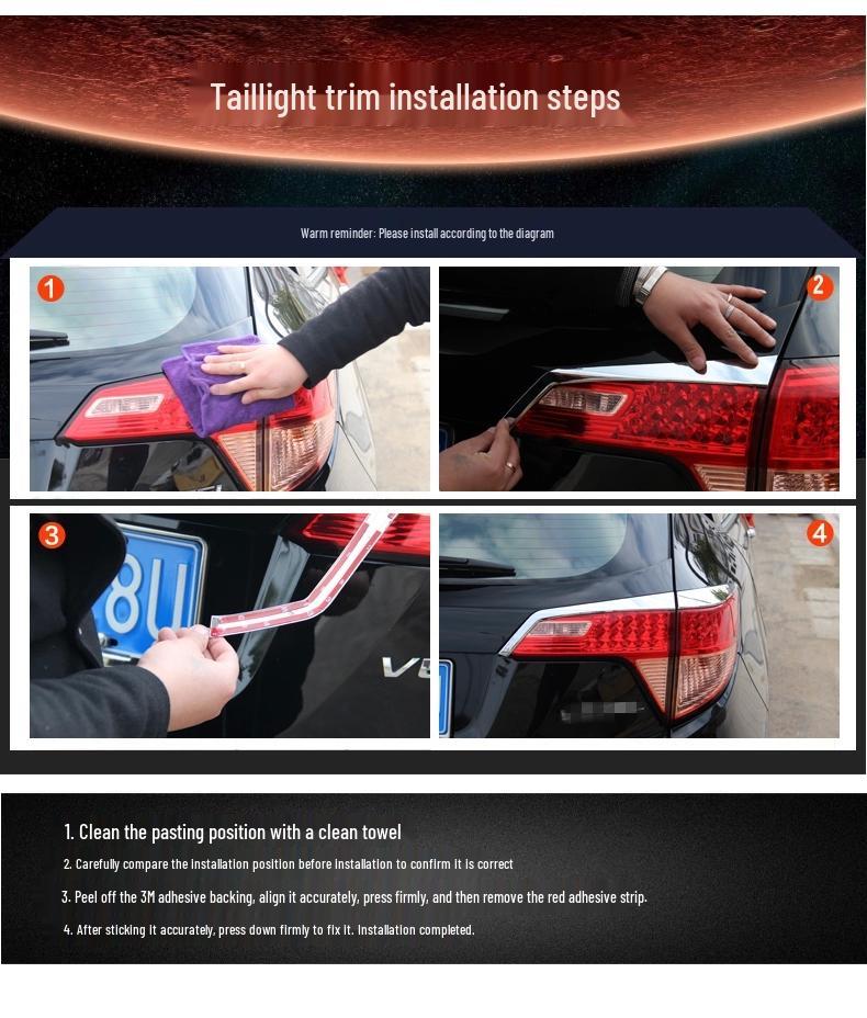 14-15 Luxgen Big 7 Rücklichtleiste & Heckverkleidung Modifikation