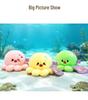 Adorable Emotional Octopus Plush Pendant - Cute Companion Doll Gift for Girls, Backpack Ornament