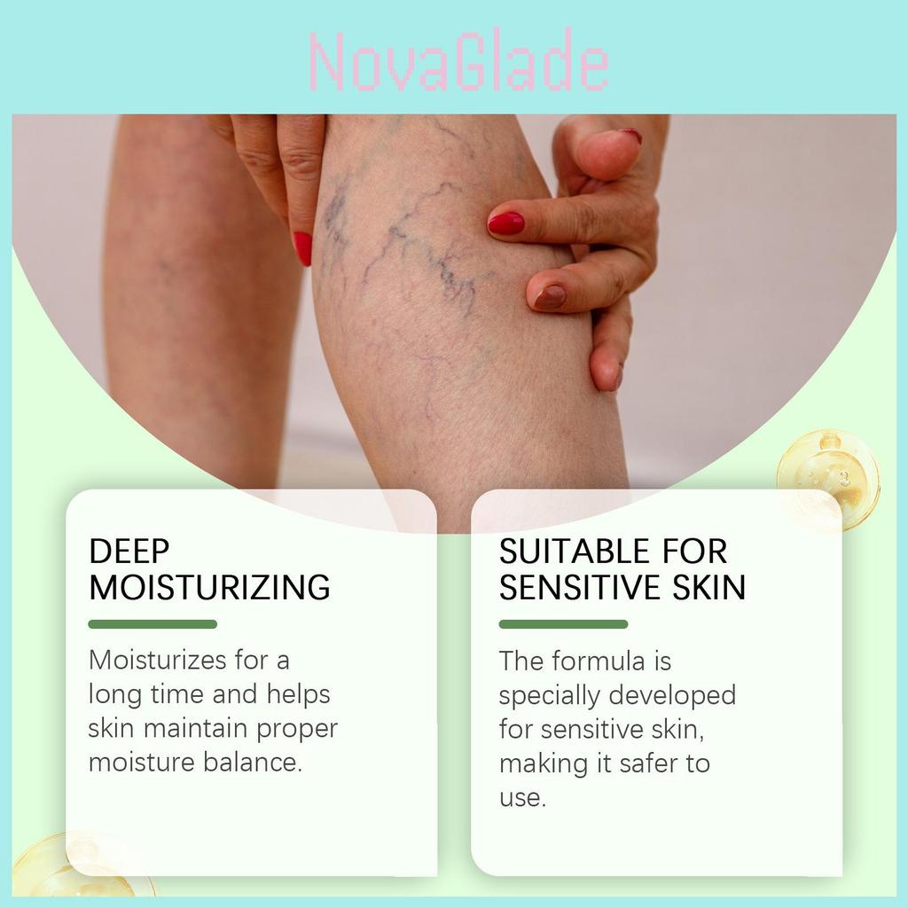 Houkea Beinpflegecreme Beruhigender Feuchtigkeitsspendender Massagesalbe Für Tägliche Hautentlastung