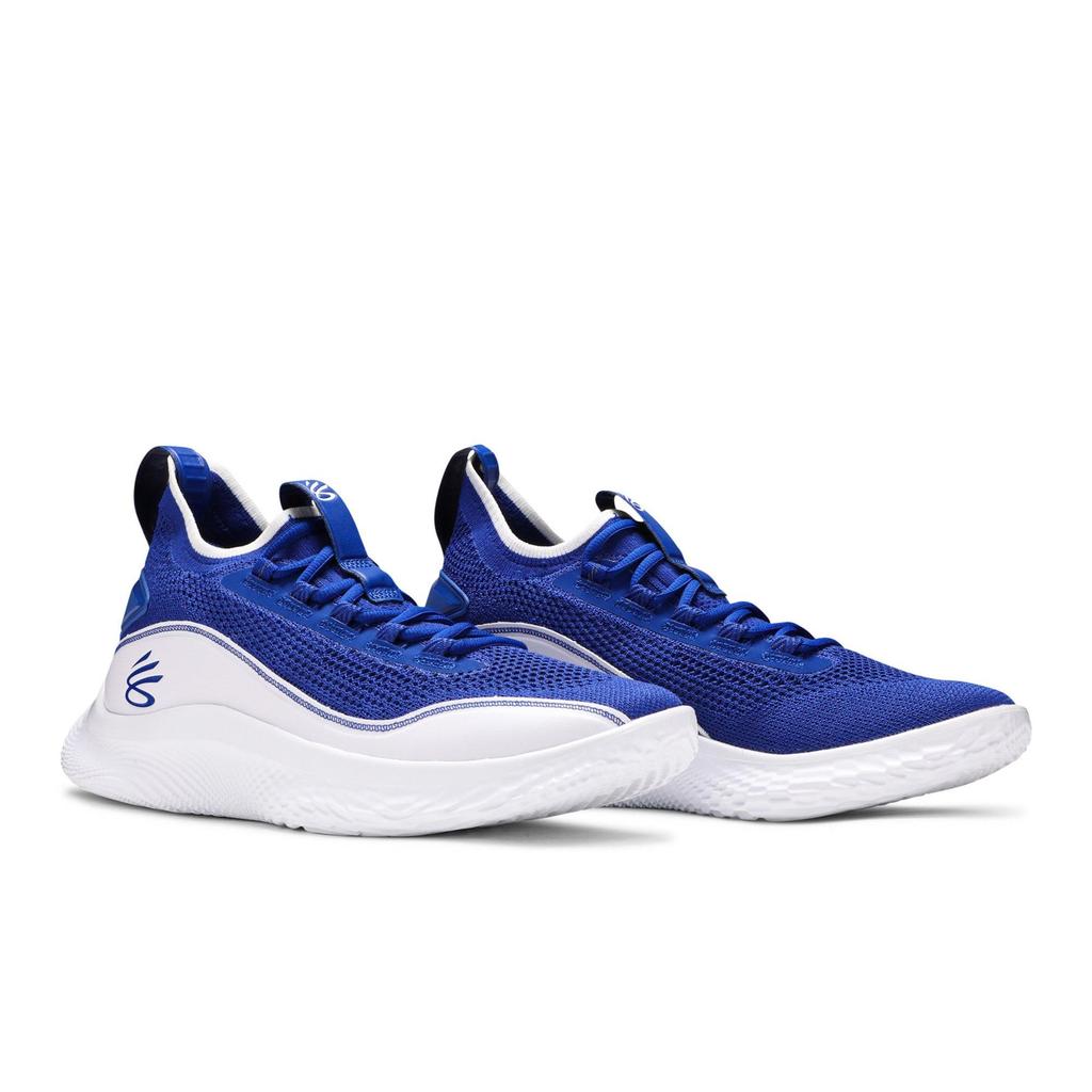 Under Armour Curry Flow 8 'Flow Like Water' (Unisex) Royal / White / White Basketball Shoes 3023085 402