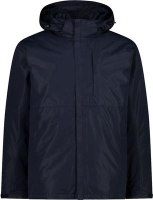 CMP Men's 3-in-1 Jacket Made of Taslan (33Z1577D) Black and Blue