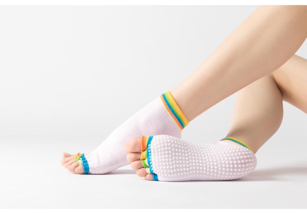 Women's Five-Finger Open-Toe Non-Slip Yoga Socks