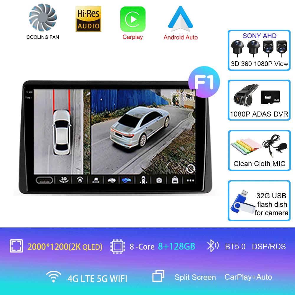 Android 14 Car Radio For Renault Duster HM 2 II 2020 - 2025 Arkana 1 I 2019 - 2025 Multimedia Video Player Navigation Stereo GPS