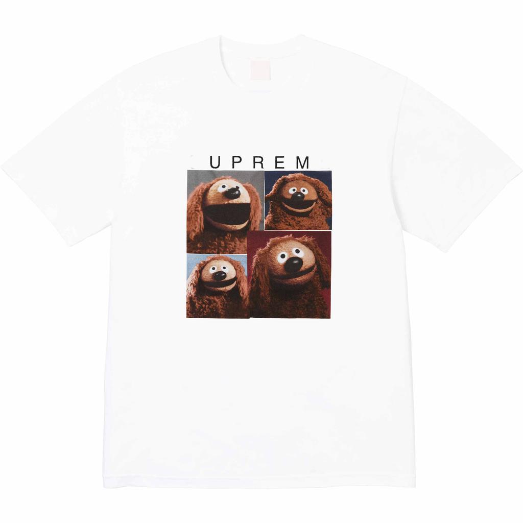 24SS ROWLF TEE Muppet Big Movie Pianist Doll Pattern Short Sleeve T-shirt Pure Cotton Base Top Quality Luxury Brand