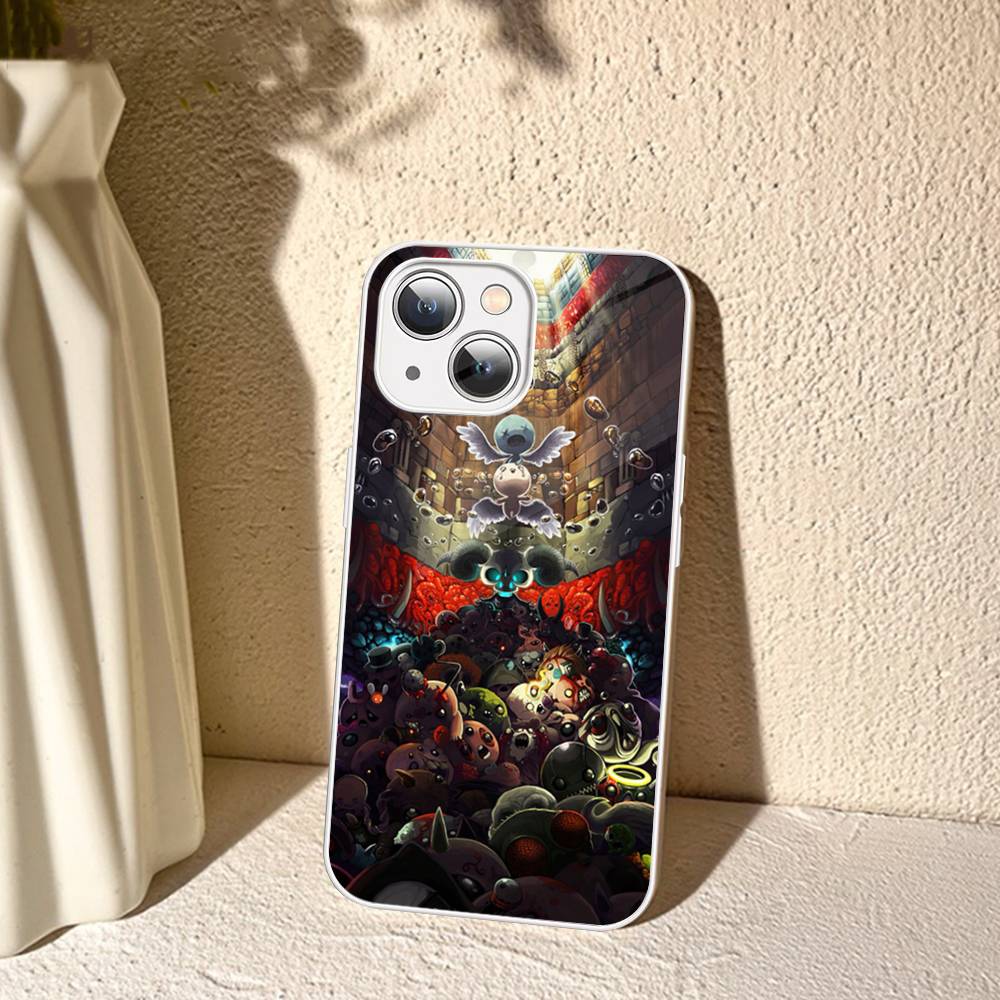 Action Game The Binding Of Isaac Tempered Glass For Iphone 14 13 12 11 Pro Mini XS MAX 14Plus X XS XR Cover