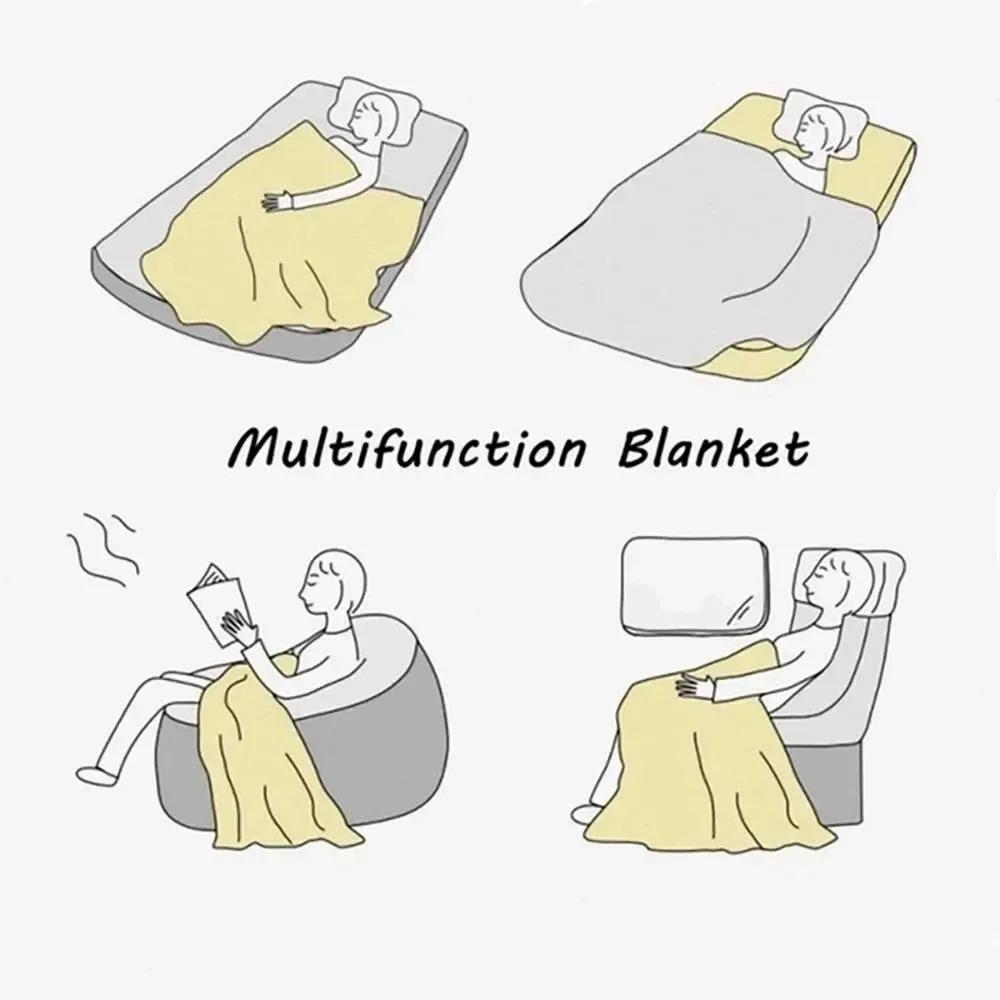 K-Pop Group 'Demon Hunter' Warm And Soft Sofa Blanket Flannel Nap Blanket Living Room Office Bedroom Cartoon Sofa Travel