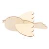 20 Stück Holz Vogel Ausschnitte DIY Innovative Stereoskopische Hängende Unfertige Holzscheiben mit Sisalseil für Basteln Heimdeko