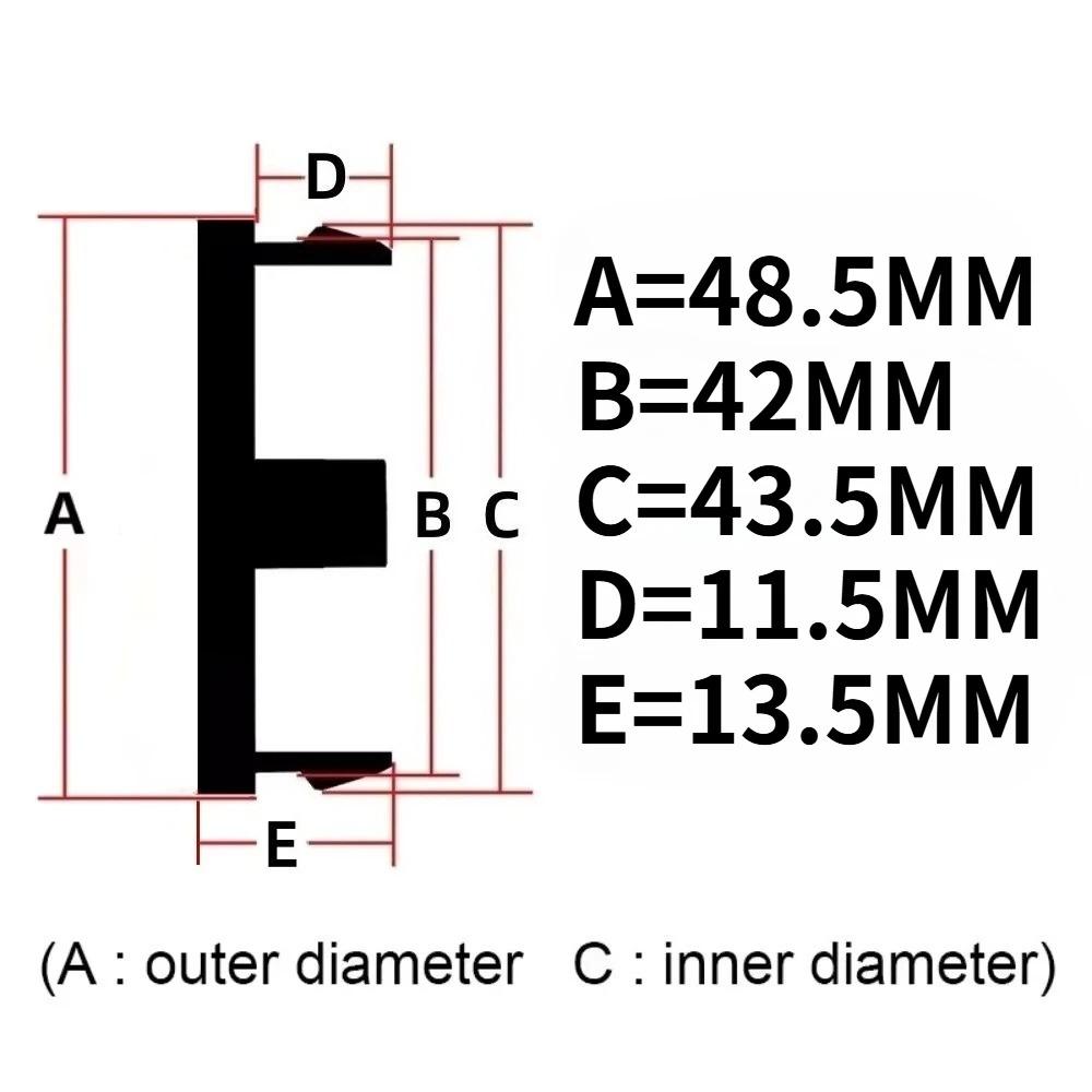 4 buc Embleme Logo VOSSEN Insigne Capac Centru Roată Mașină 48MM 42MM Jante Capac Butuc Capac Jantă Înlocuire Accesorii Mașină pentru Fait
