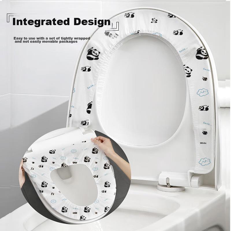 Right Away Disposable Toilet Seat Covers, Extra Large And Thick, Individually Wrapped, Double-Layered, Hotel Supplies Set