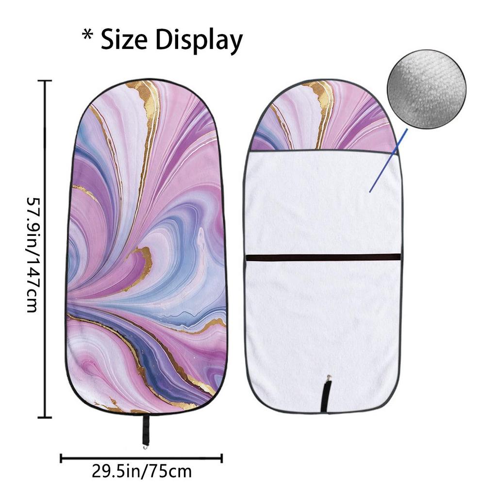 Universal Car Seat Towel Cover for Gym & Exercise - All-Season Front Seat Protector