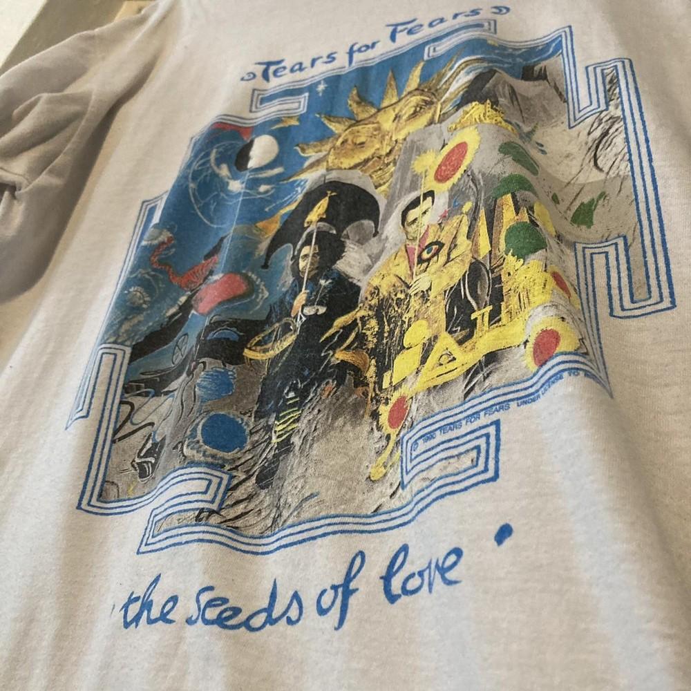 

1990 Tears For Fears The Seeds of Love Cotton White Unisex T-shirt VM7132 Unisex T-Shirt XXL
