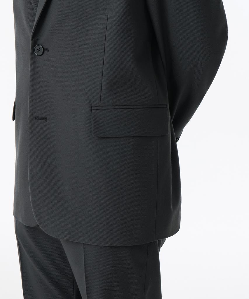 Musinsa Standard Whipcord Relaxed Blazer [Grey]